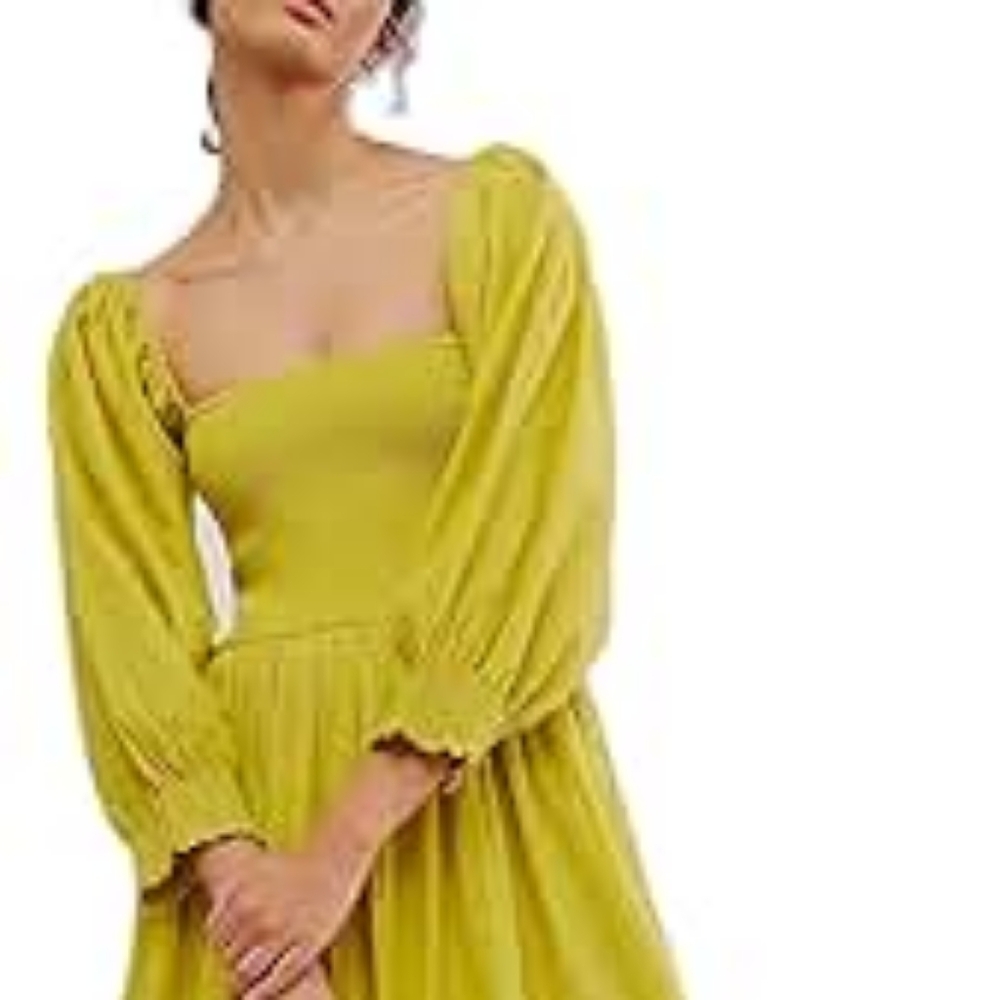 NEW 💛 Free People 💛 Perfect Storm midi dress S